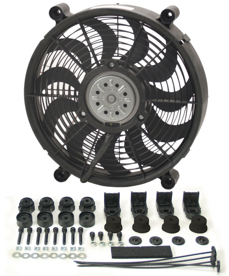 DERALE 16214 - 14in High Output RAD Fan Single image