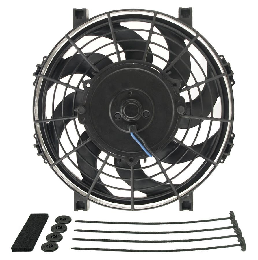 DERALE 16619 - 9in Tornado Electric Fan w/Standard  Mounting Kit image