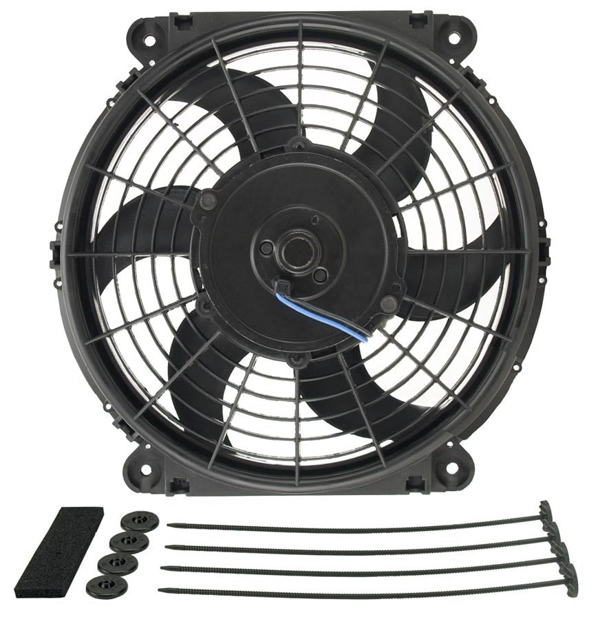 DERALE 16620 - 10in Tornado Electric Fan w/Standard Mount Kit image