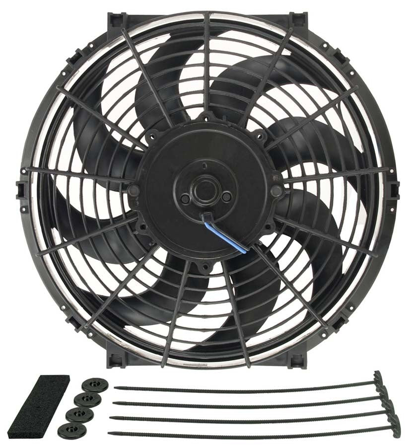 DERALE 16622 - 12in Tornado Electric Fan w/Standard Mount Kit image