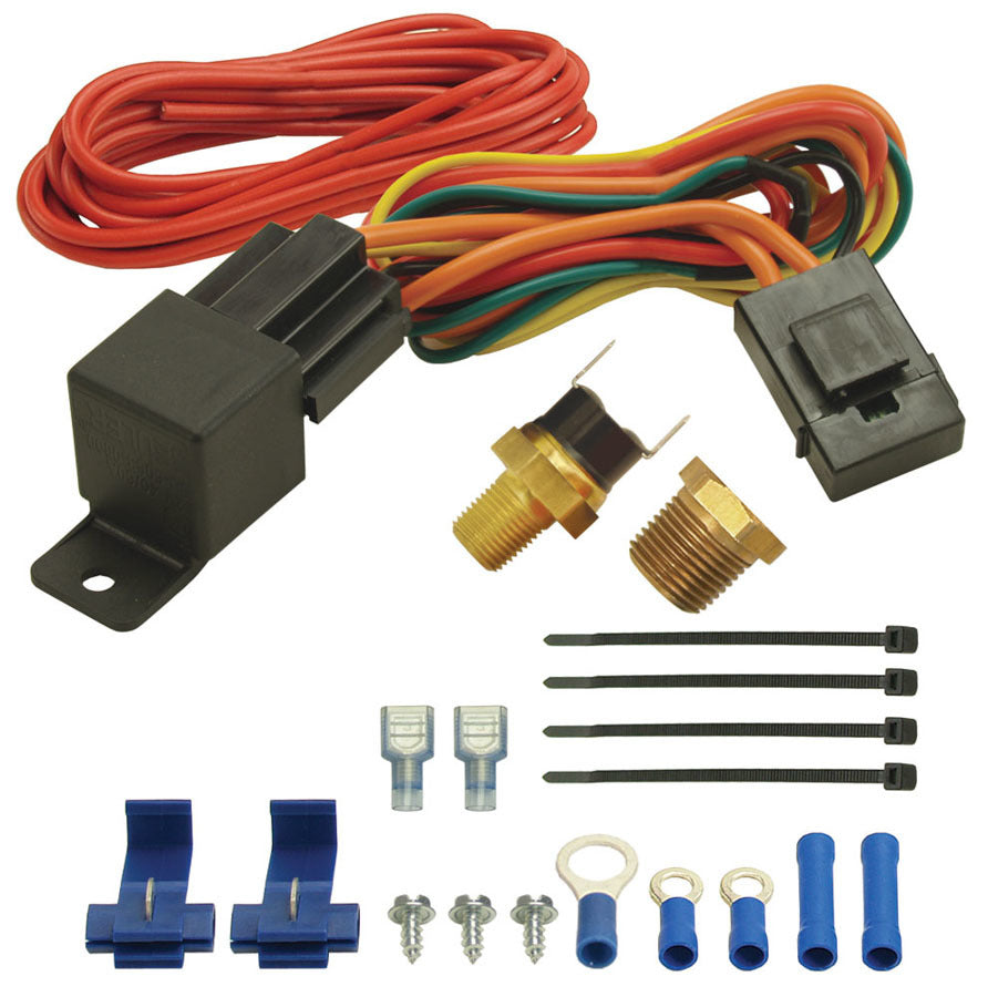 DERALE 16720 - 180F Fan Switch Thremost Relay Kit 1/8in & 3/8 image