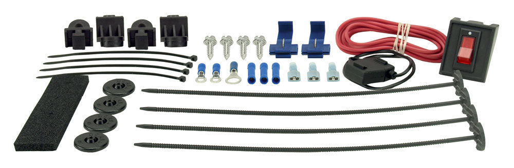 DERALE 16742 - Complete Plastic Rod Mounting Kit w/Switch image