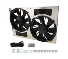 Load image into Gallery viewer, DERALE 16826 - Dual RAD Fan w/Alum Shroud Assembly image