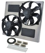 Load image into Gallery viewer, DERALE 16830 - Dual RAD Fan w/Alum Shroud Assembly image