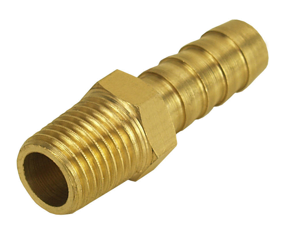 DERALE 98100 - Straight Hose Barb Fitti ng 1/4 NPT M x 3/8 Barb image