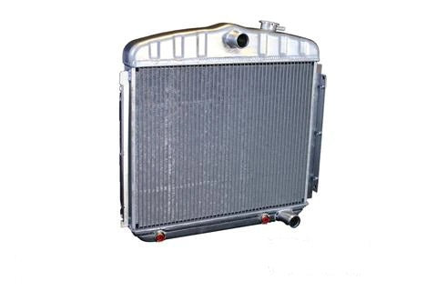 DEWITTS RADIATOR 32-1139013A - Radiator 55-57 Chevy Auto Trans Raw image