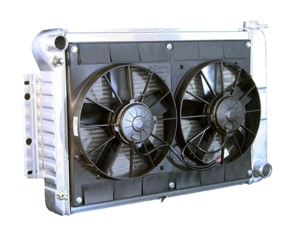 DEWITTS RADIATOR 32-4139022M - Radiator w/Fans Camaro 67-69 BBC Man Trans Raw image