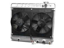 Load image into Gallery viewer, DEWITTS RADIATOR 32-6139017A - Radiator w/Fans C-10 Trk LS 63-66 Auto Trans Raw image