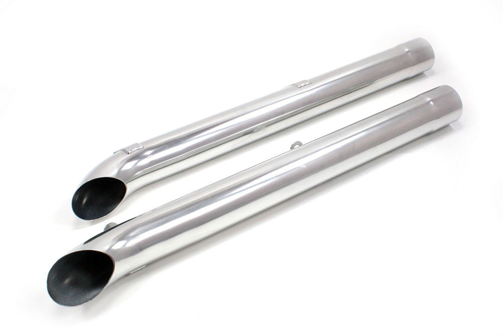 DOUGS HEADERS D930 - Side Pipes - Silver (Pair) image