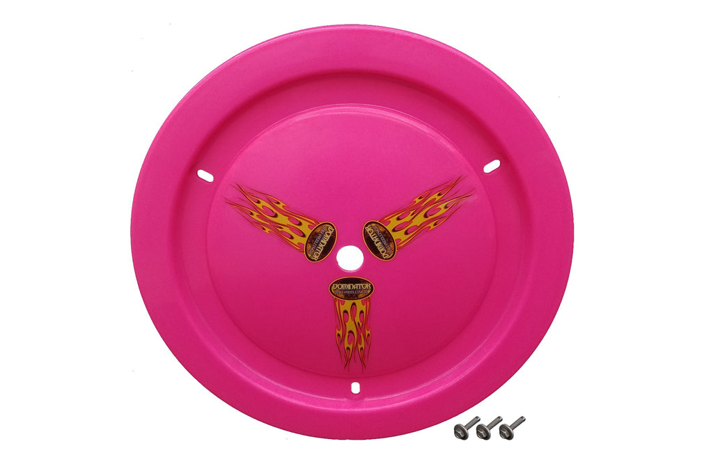 DOMINATOR RACE PRODUCTS 1006-B-PK - Wheel Cover Bolt-On Pink Real Style image