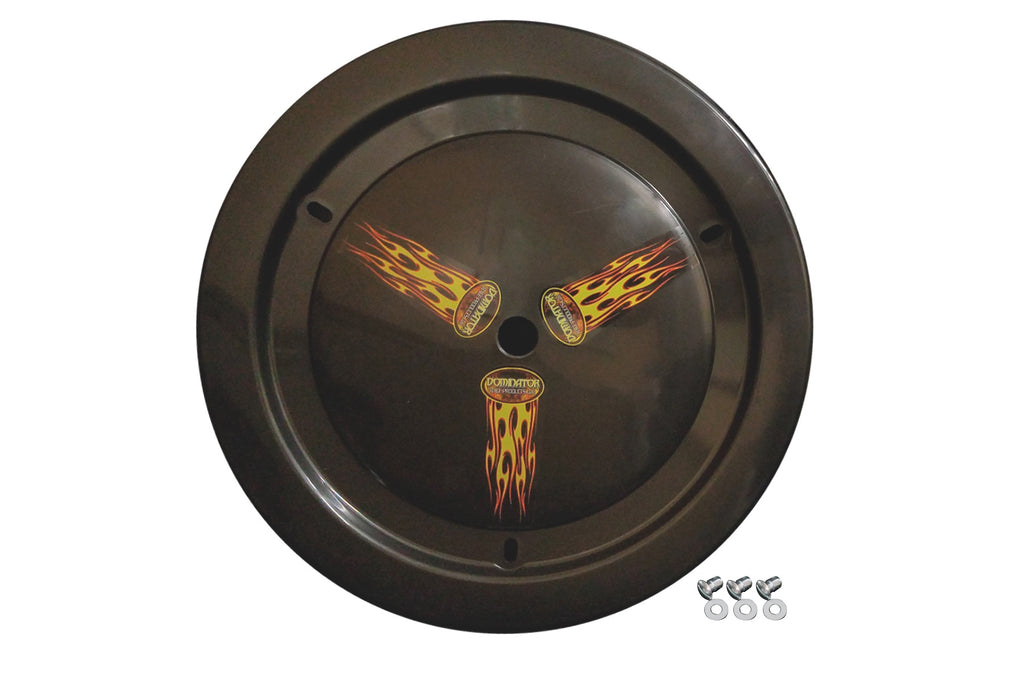 DOMINATOR RACE PRODUCTS 1006-D-BK - Wheel Cover Dzus-On Black Real Style image