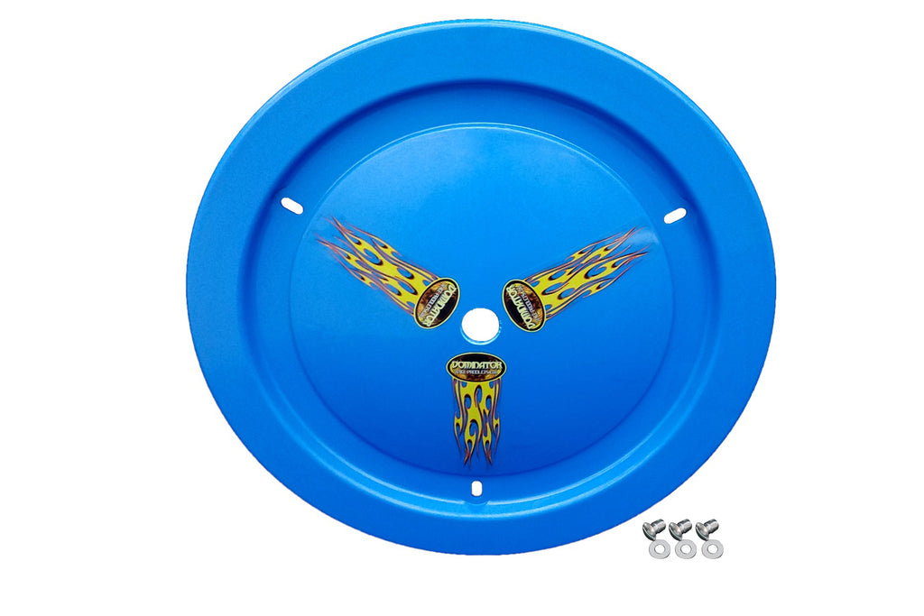 DOMINATOR RACE PRODUCTS 1006-D-BL - Wheel Cover Dzus-On Blue Real Style image