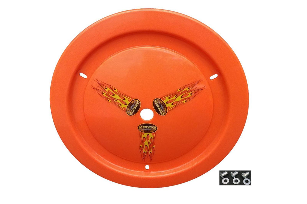 DOMINATOR RACE PRODUCTS 1006-D-OR - Wheel Cover Dzus-On Orange Real Style image