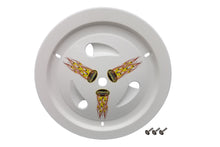 Load image into Gallery viewer, DOMINATOR RACE PRODUCTS 1007-B-WH - Wheel Cover Bolt-On White Real Style image