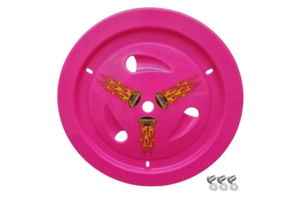 DOMINATOR RACE PRODUCTS 1007-D-PK - Wheel Cover Dzus-On Pink Real Style image