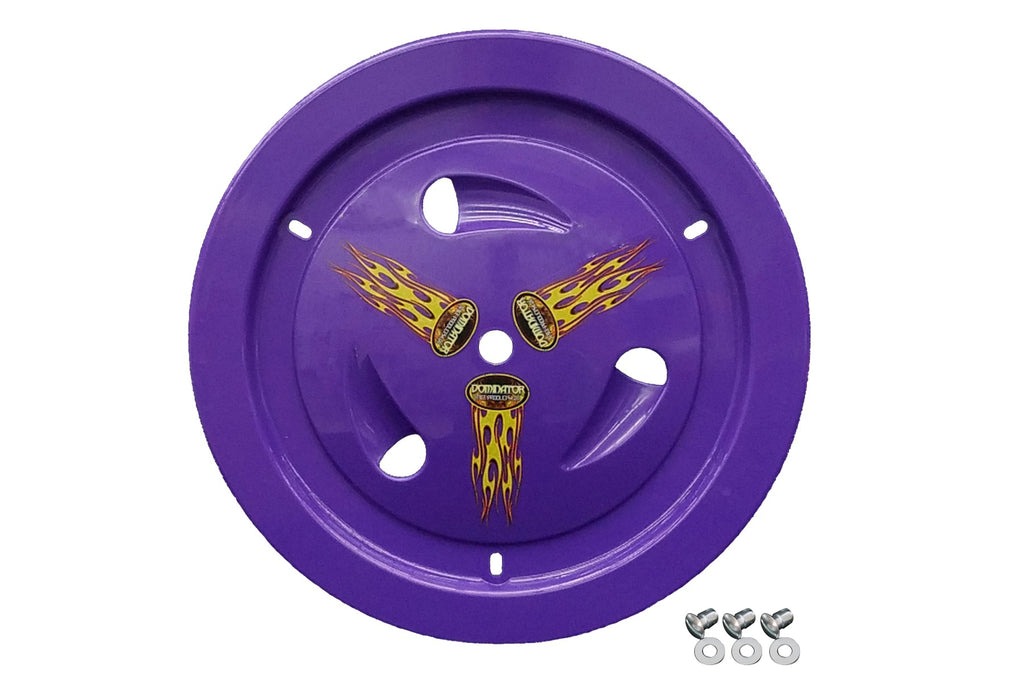 DOMINATOR RACE PRODUCTS 1007-D-PU - Wheel Cover Dzus-On Purple Real Style image