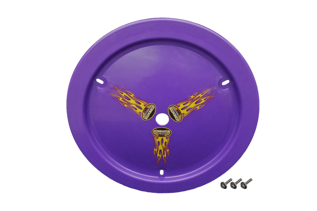 DOMINATOR RACE PRODUCTS 1012-B-PU - Wheel Cover Bolt-On Purple image