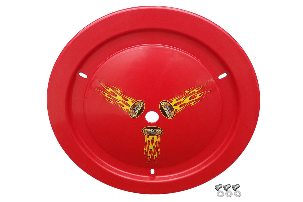 DOMINATOR RACE PRODUCTS 1012-D-RD - Wheel Cover Dzus-On Red image