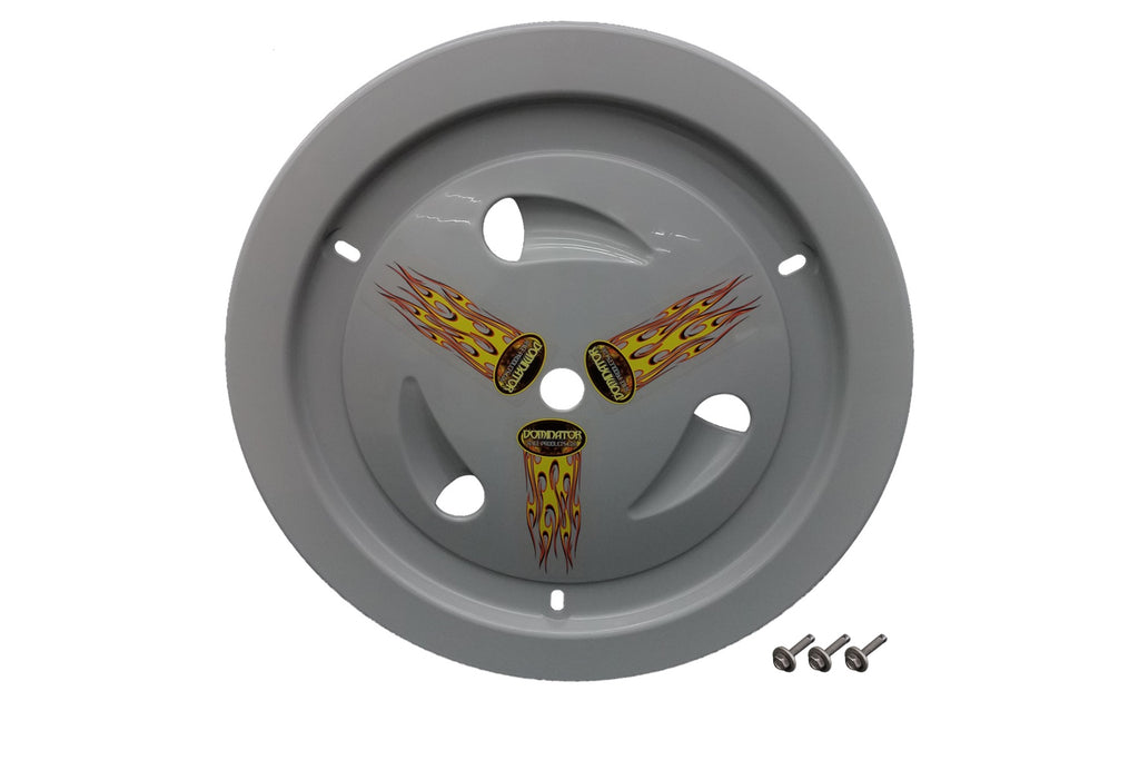 DOMINATOR RACE PRODUCTS 1013-B-GRY - Wheel Cover Bolt-On Gray image