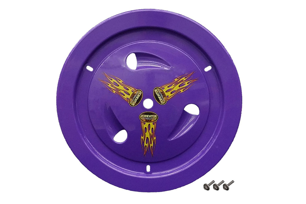 DOMINATOR RACE PRODUCTS 1013-B-PU - Wheel Cover Bolt-On Purple image