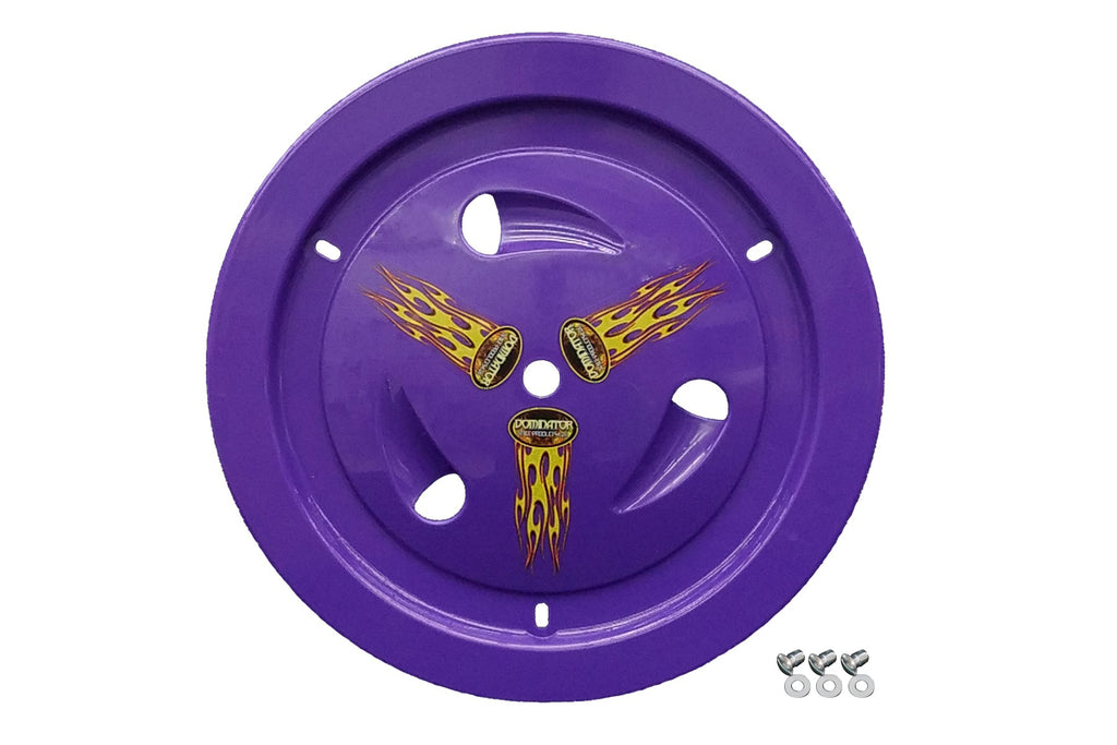 DOMINATOR RACE PRODUCTS 1013-D-PU - Wheel Cover Dzus-On Purple image