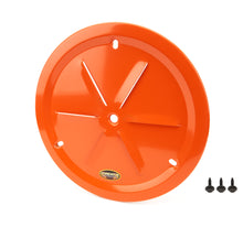 Load image into Gallery viewer, DOMINATOR RACE PRODUCTS 1031-B-OR - Wheel Cover Louver Vent Alum Bolt 15in Orange image