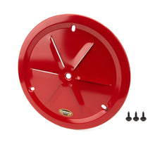 Load image into Gallery viewer, DOMINATOR RACE PRODUCTS 1031-B-RD - Wheel Cover Louver Vent Alum Bolt 15in Red image