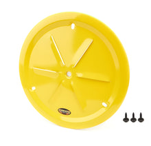 Load image into Gallery viewer, DOMINATOR RACE PRODUCTS 1031-B-YE - Wheel Cover Louver Vent Alum Bolt 15in Yellow image