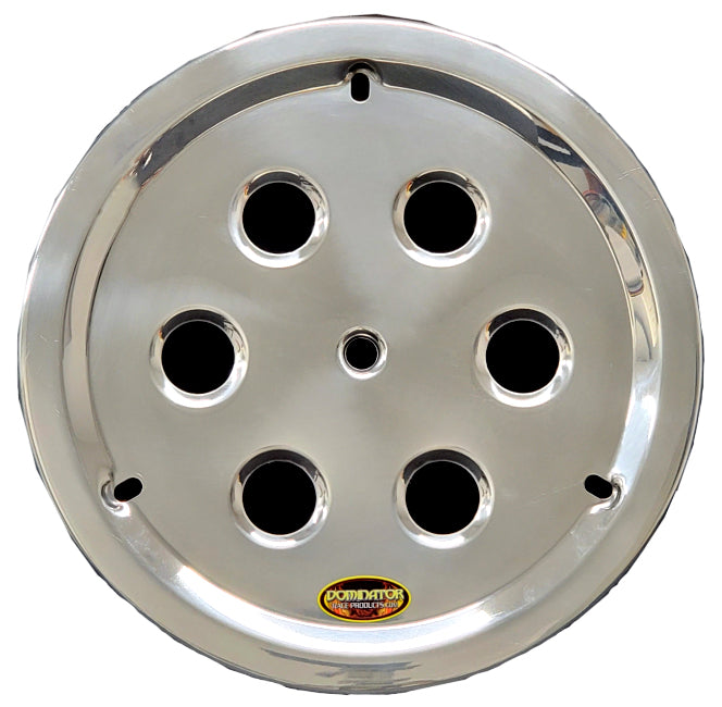 DOMINATOR RACE PRODUCTS 1032-B-POL - Wheel Cover Hole Vent Alum Bolt 15in Polished image