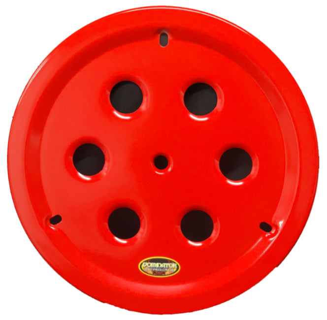 DOMINATOR RACE PRODUCTS 1032-B-RD - Wheel Cover Hole Vent Alum Bolt 15in Red image