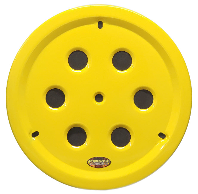 DOMINATOR RACE PRODUCTS 1032-B-YE - Wheel Cover Hole Vent Alum Bolt 15in Yellow image