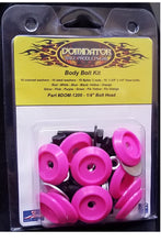 Load image into Gallery viewer, DOMINATOR RACE PRODUCTS 1200-B-PK - Body Bolt Kit Pink Hex Head image