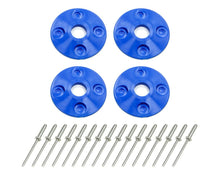 Load image into Gallery viewer, DOMINATOR RACE PRODUCTS 1202-BL - Scuff Plate Plastic 4pk Blue image