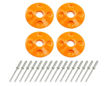 Load image into Gallery viewer, DOMINATOR RACE PRODUCTS 1202-OR - Scuff Plate Plastic 4pk Orange image