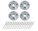 Scuff Plate Plastic 4pk Silver
