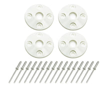 Load image into Gallery viewer, DOMINATOR RACE PRODUCTS 1202-WH - Scuff Plate Plastic 4pk White image