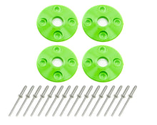 Load image into Gallery viewer, DOMINATOR RACE PRODUCTS 1202-XG - Scuff Plate Plastic 4pk Xtreme Green image