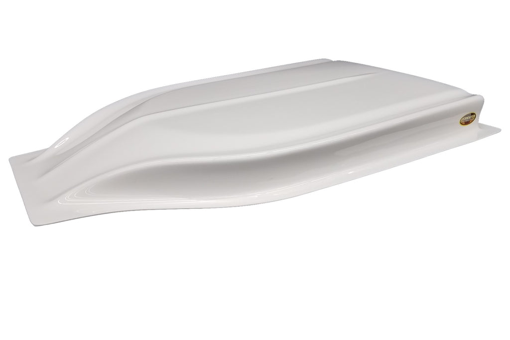 DOMINATOR RACE PRODUCTS 517-WH - Hood Scoop Stalker 2.5in Street Stock White image