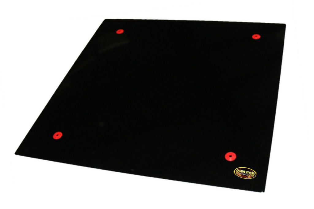 DOMINATOR RACE PRODUCTS 755-BK - Hood Late Model Panel Black  48in x 54in image