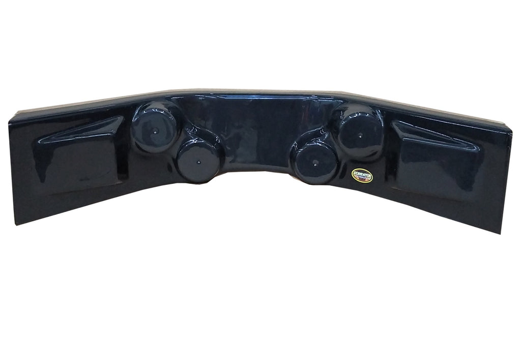 DOMINATOR RACE PRODUCTS 910-BK - Dash Panel Curved Black 30in w x 12in d x 6.5in image