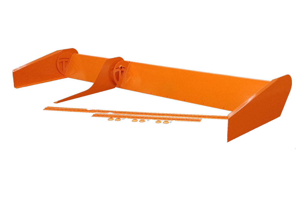 DOMINATOR RACE PRODUCTS 915-OR - Spoiler 8in Tall x 72in Orange 2pc image