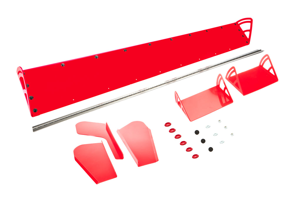 DOMINATOR RACE PRODUCTS 920-RD - Plastic Spoiler 8x72in LM Red image