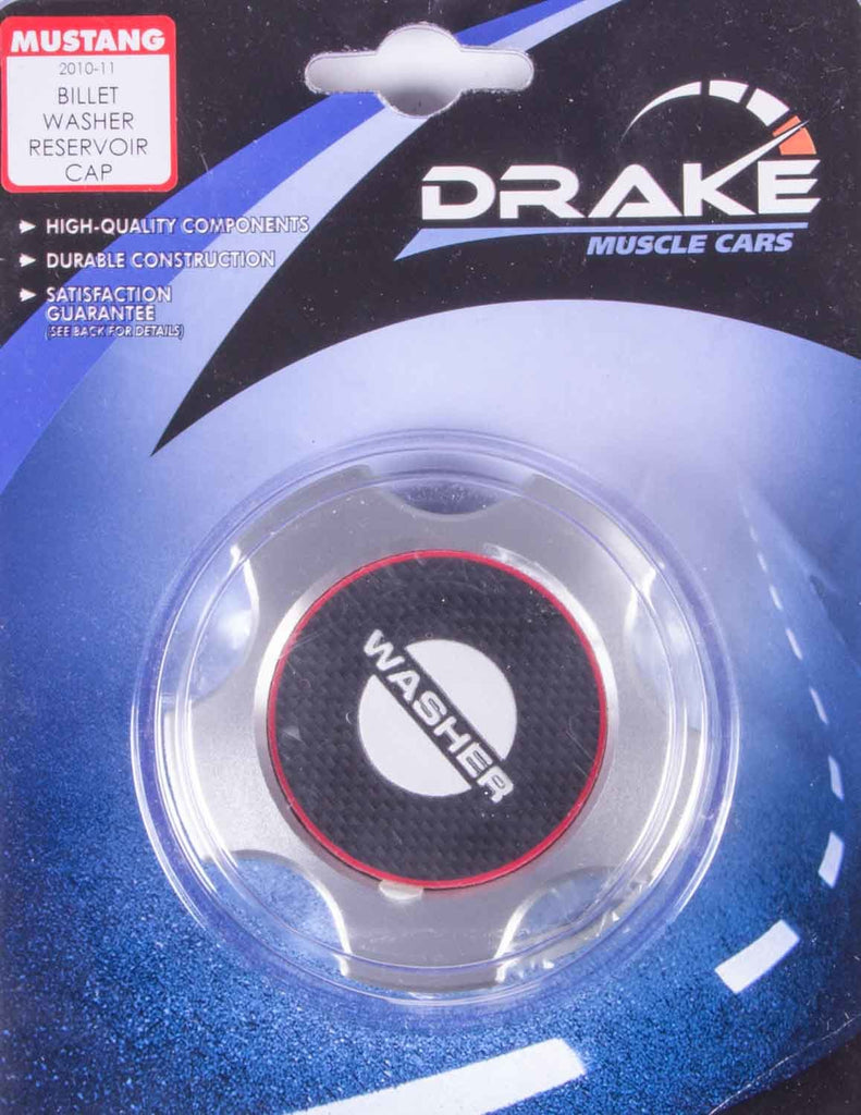 DRAKE AUTOMOTIVE GROUP AR3Z-17632-BL - Washer Fluid Cap Billet 05-14 Mustang image