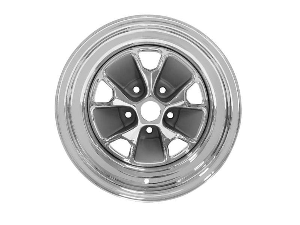 DRAKE AUTOMOTIVE GROUP C5ZZ-1007-CR - 15 x 7 Mustang Styled Steel Wheel Chrome image