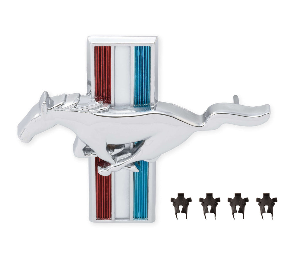 DRAKE AUTOMOTIVE GROUP C5ZZ-16229-B - 2005-12 Mustang Running Horse Grille Emblem image