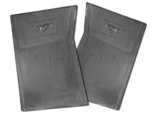 Load image into Gallery viewer, DRAKE AUTOMOTIVE GROUP C5ZZ-6513086-BK - 65-66 Mustang Pony Floor Mats Black image