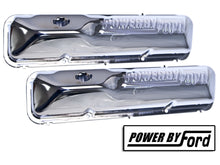 Load image into Gallery viewer, DRAKE AUTOMOTIVE GROUP C6OZ-6A582-C - 390/428 Valve Cover Chrome Power By Ford image