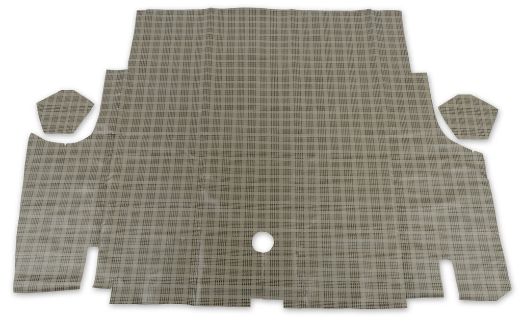 DRAKE AUTOMOTIVE GROUP TM-FM-CPCV-65P - 65-66 Mustang Trunk Mat Plaid image