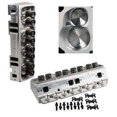 DART 11711143P - SBC 230cc Pro-1 Head 64cc A/P 2.08/1.60 Assm. image