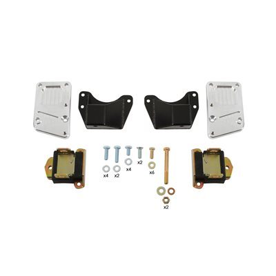 DETROIT SPEED ENGINEERING 060404DS - Engine Mount Bracket Kit - GM LS w/DSE Subframe image